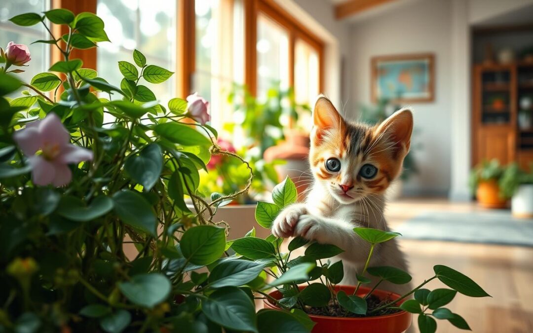 Mačiatko a izbové rastliny – na čo si dať pozor?