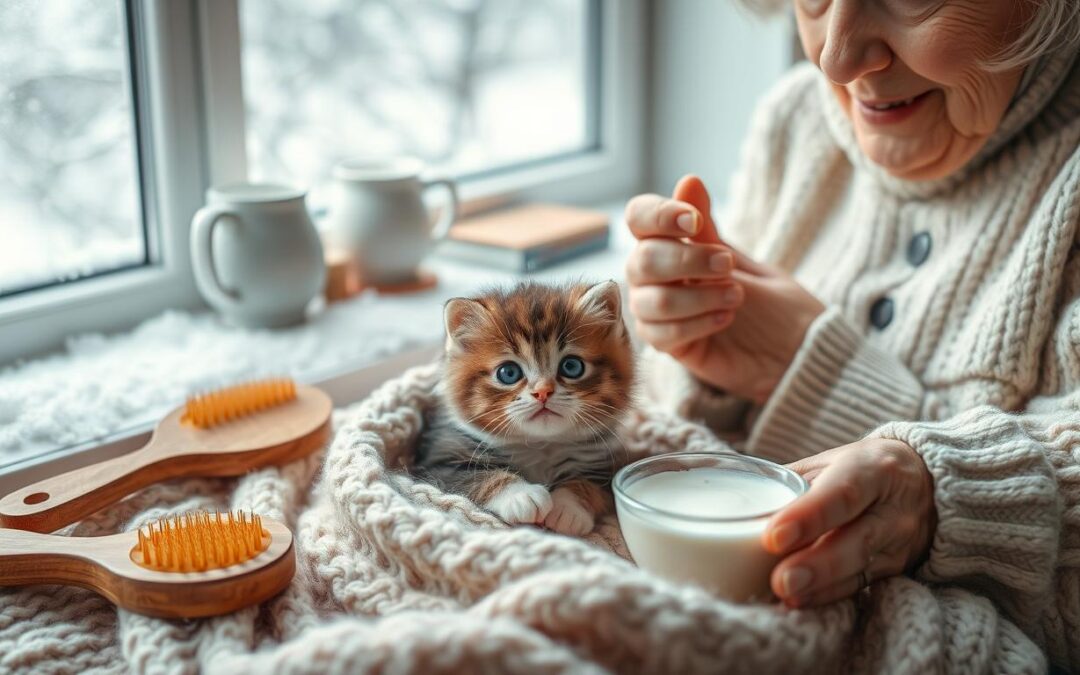 Starostlivosť o mačiatko v zime