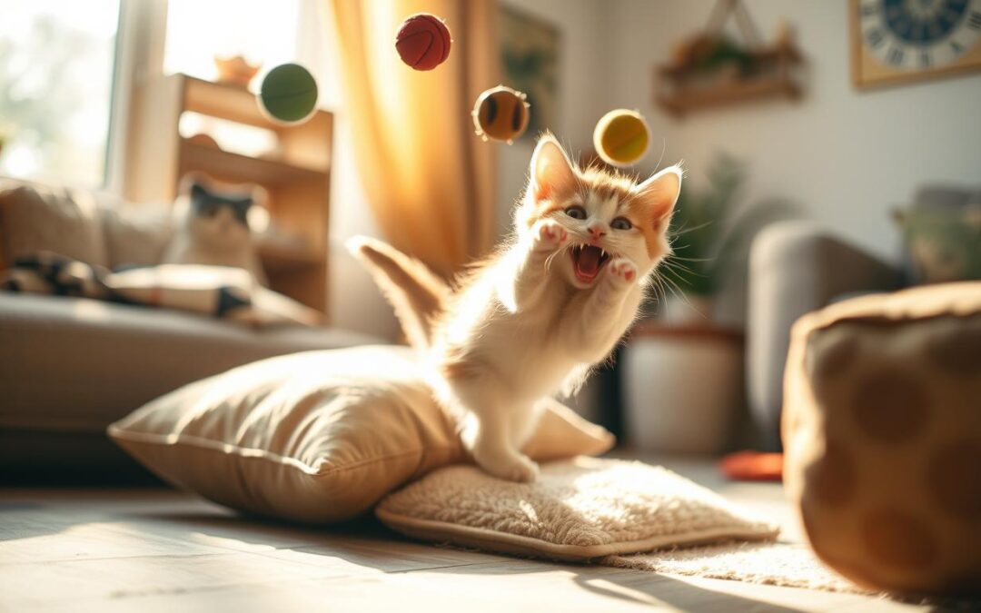 Prečo je dôležitá hravá výchova mačiatka?