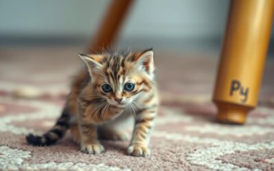 Čoho sa môže mačiatko báť?