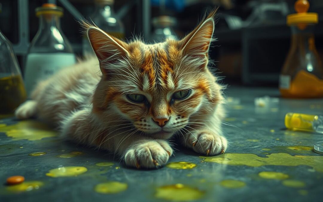 Otrava chemikáliami u mačky – Všetko, čo o tom potrebuješ vedieť!