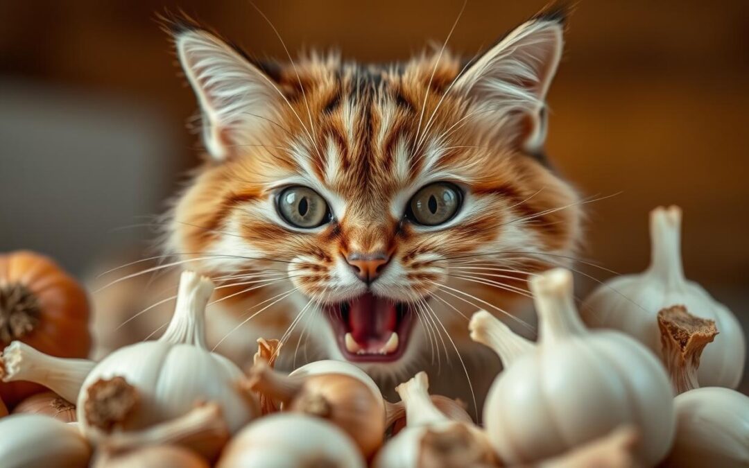 Otrava cibuľou a cesnakom u mačky – Všetko, čo o tom potrebuješ vedieť!