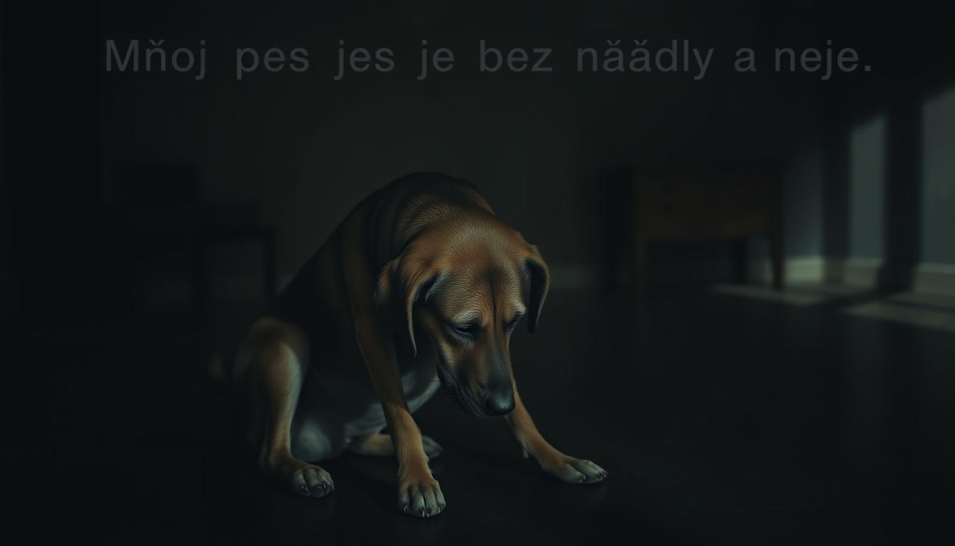 môj pes je bez nálady a neje