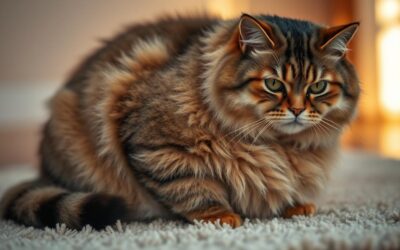 Nadúvanie u mačky – Všetko, čo o tom potrebuješ vedieť!