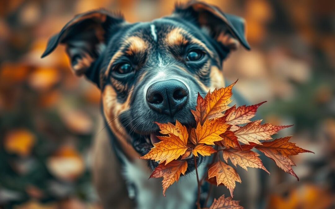 Prečo tvoj pes hryzie lístie? Môže to byť nebezpečné na jeseň