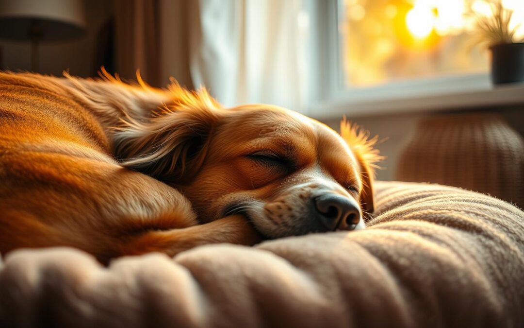 Ako znížiť večerný nepokoj psa na jeseň?