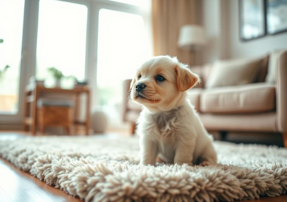 Privykanie šteniatka na pokoj – praktické tipy