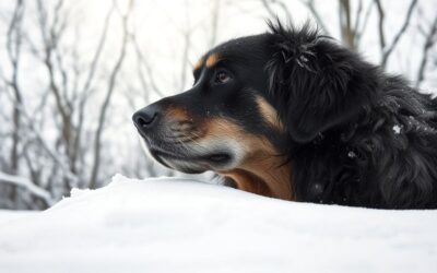 Prečo sa psovi mení čuch pod snehom v zime?