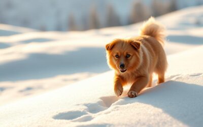 Hnačka po jedení snehu – čo robiť so psom?