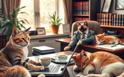 Mačací blog 18 Kancelárska etiketa pre mačky – Všetko, čo o tom musíš vedieť!