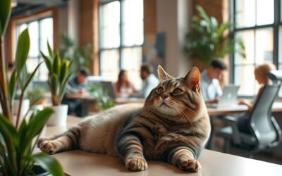 Mačací blog 19 Mačka v coworking kanceláriách – Všetko, čo o tom musíš vedieť!