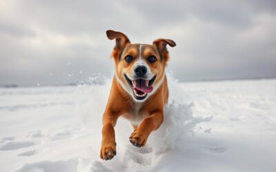 Prečo pes behá ako šialený v chlade?