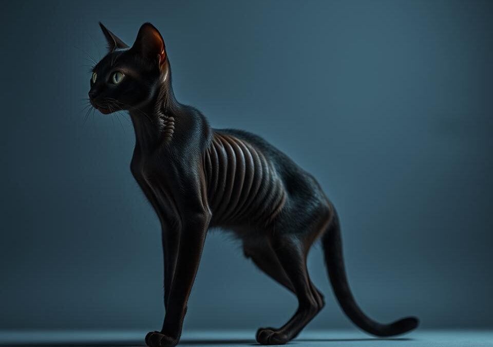 Náhle chudnutie u mačky – Všetko, čo o tom potrebuješ vedieť!