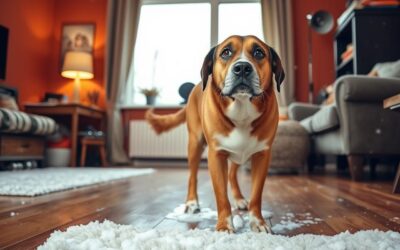 Čo robiť, keď pes prinesie sneh do bytu?