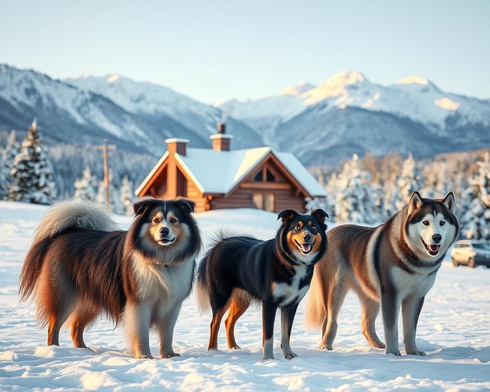 plemená psov citlivé na zimu