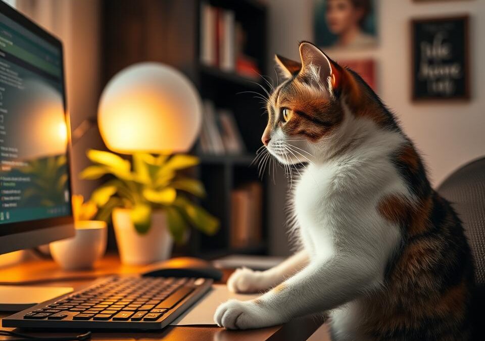 Podpora mačky pri práci z domu – Všetko, čo o tom musíš vedieť!