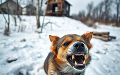 Čo znamená podráždené správanie psov v zime?