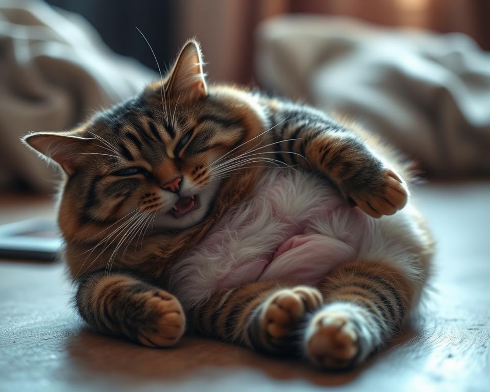 porodné ťažkosti u mačky