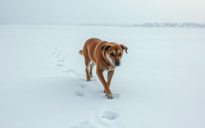 Stratený pes v snehu – čo robiť?