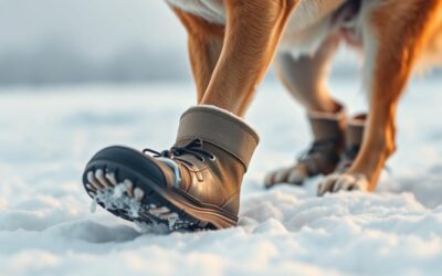 Blog 17 Ako privyknúť psa na topánky v zime?