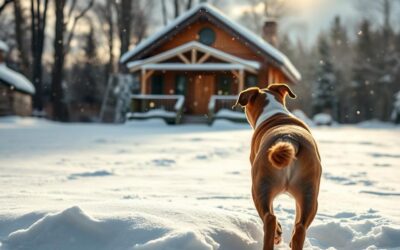 Čo robiť, keď sa pes bojí snehu v zime?