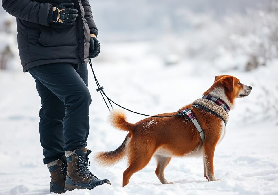 Rozcvička pred prechádzkou psa v zime – prečo je dôležitá?