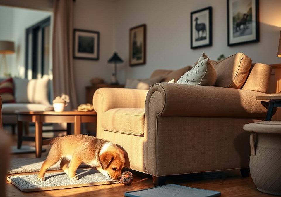 Šteniatko v byte – ako ochrániť nábytok?