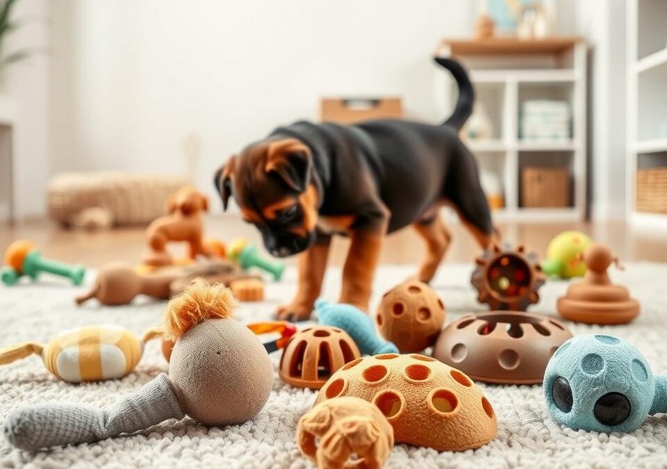 Šteniatko a hračky – ako vyberať podľa veku?