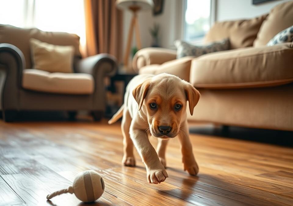 Správanie šteniatka v novom prostredí