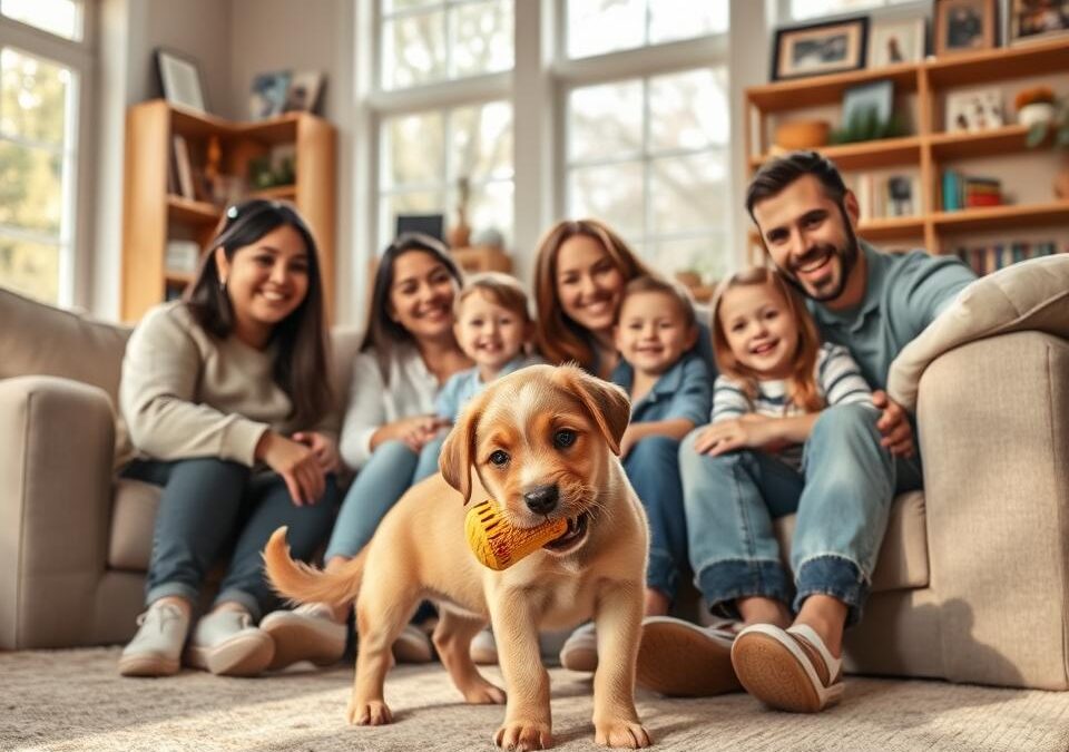 Ako zaviesť šteniatko do rodinného života?