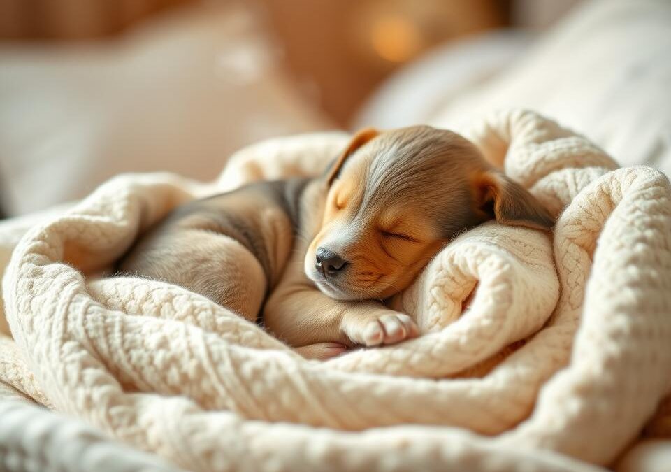 Spánkové návyky šteniatka – čo by si mal vedieť?