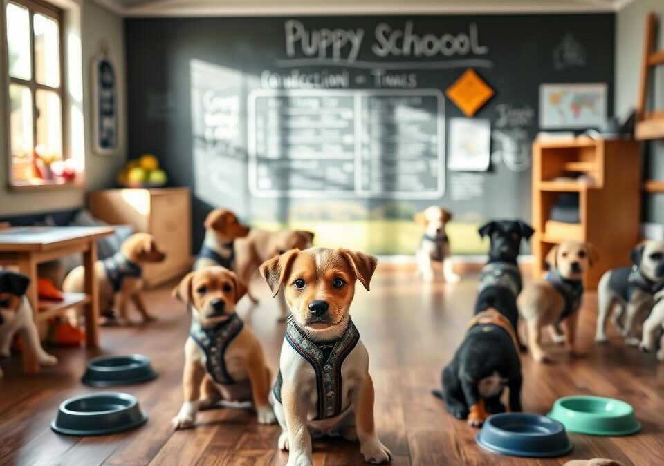 Šteniatko v psiej škole – kedy sa oplatí začať?
