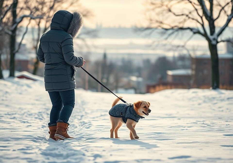 Venčenie psa v mínusových teplotách – koľko je dosť?