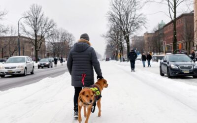 Šmykľavé cesty – ako predísť nehodám pri venčení psa?