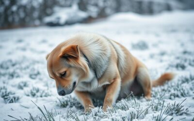Zamrznutá tráva a psy – čo môže spôsobiť v žalúdku?