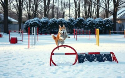 Domáci zimný tréningový plán pre psov