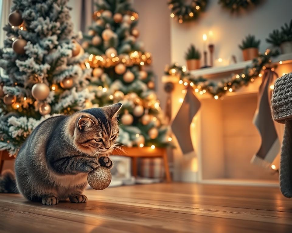 Bezpecne-vianocne-dekoracie-pre-macku-v-zime Bezpečné vianočné dekorácie pre mačku v zime