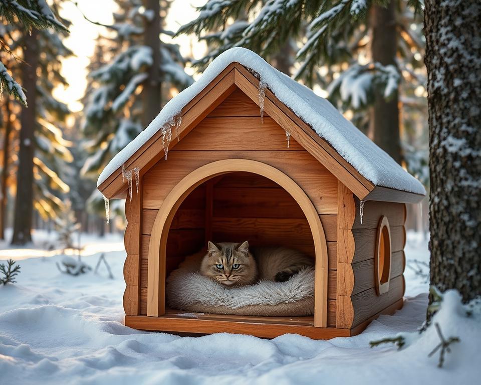 Domcek-pre-macku-v-zime Domček pre mačku v zime