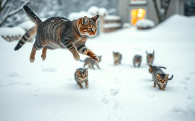 Zimné fotky s mačkami – tipy na fotenie