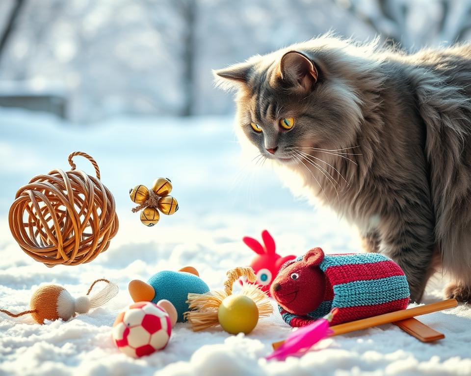 Hra-macky-v-zime Hra mačky v zime