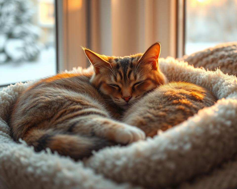 Lenivost-macky-v-zime Lenivosť mačky v zime