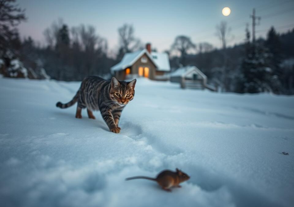 Prečo mačka viac loví v zime?