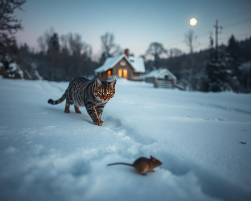 Prečo mačka viac loví v zime?