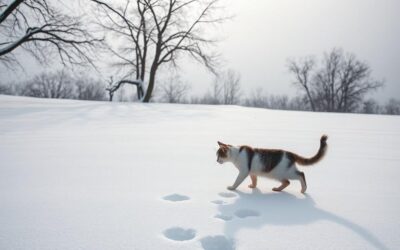 Mačky a sneh – čo môžu a čo nie?