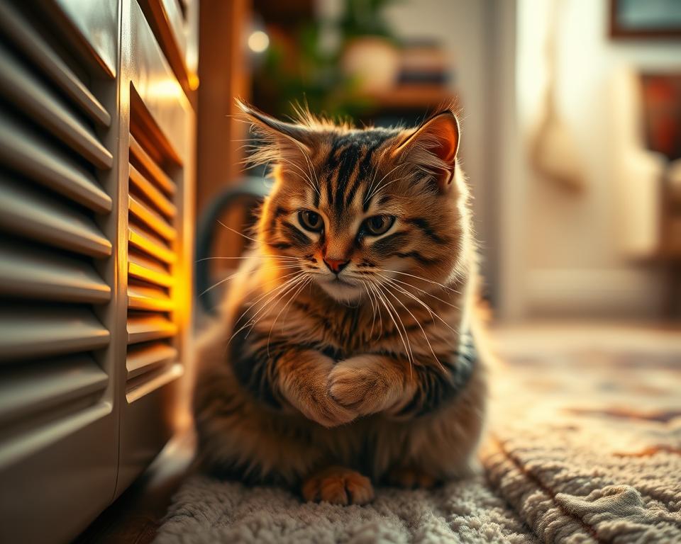 Mačke je zima aj v byte