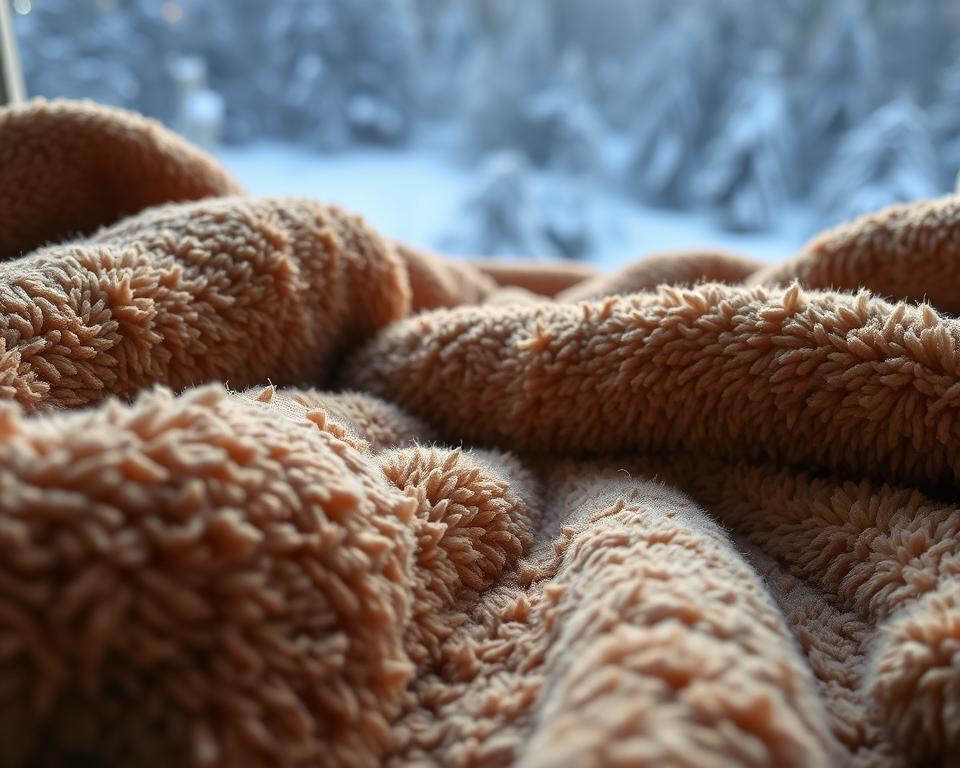 Materiál prikrývky pre mačku v zime