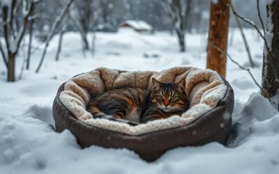 Miesto na spanie pre vonkajšiu mačku – ako ho udržať teplé?