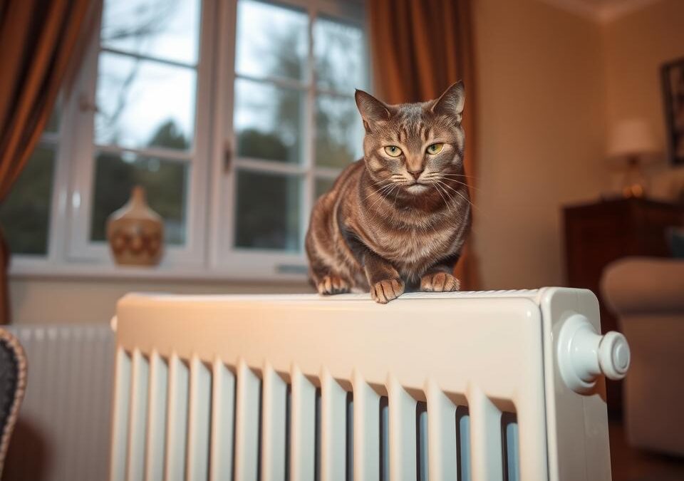 Mačky a radiátory – ako predísť popáleninám