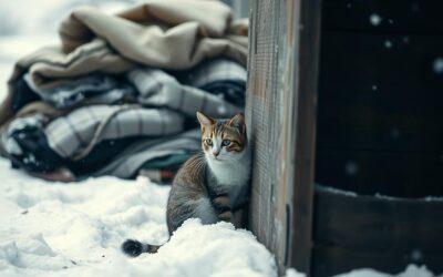 Čo robiť, ak vidíš túlavú mačku v zime?