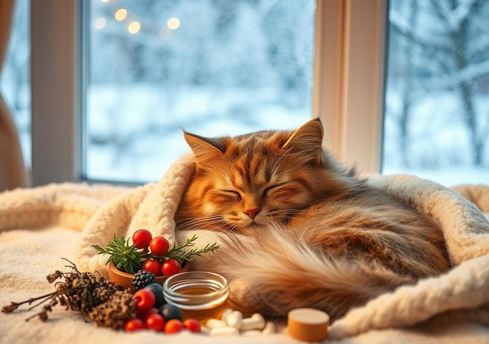 Podpora imunitného systému mačky v zime